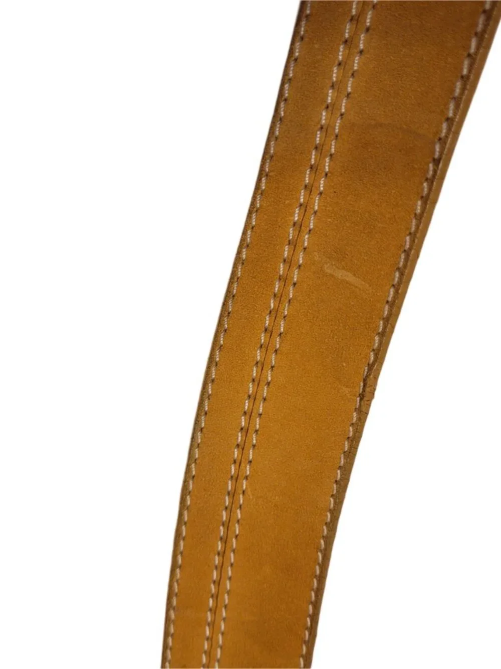 Timberland Spell Out Logo Leather Belt
